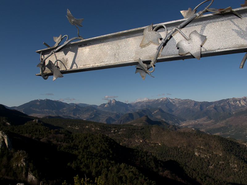 Vista del Pedra des de la Roca de la Mare de Deu
Durant la Pujada del pessebre 2012, el 16/12/12
