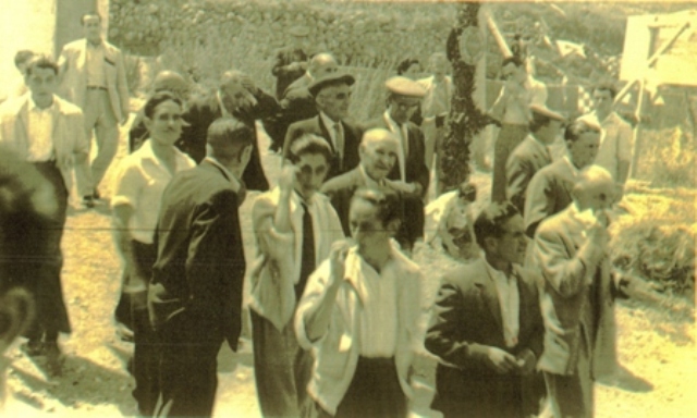 Inauguració de les cases de l´Asland-any 1954
