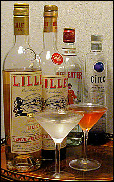 Vermut Lillet
A la pel.lícula "Casino Royale", James Bond s´en pren un.
