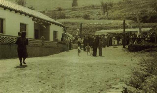 Inauguració de les cases de l´Asland-any 1954
