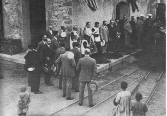 Inauguració oficial de la linia-any 1914
