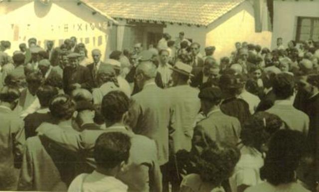 Inauguració de les cases de l´Asland-any 1954
