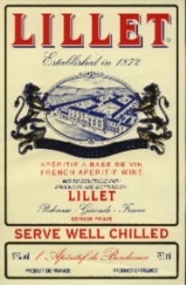 Etiqueta de Vermut Lillet
