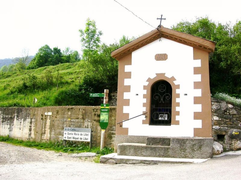 Capella de Sant Antoni, al Barri de Les Coromines.
